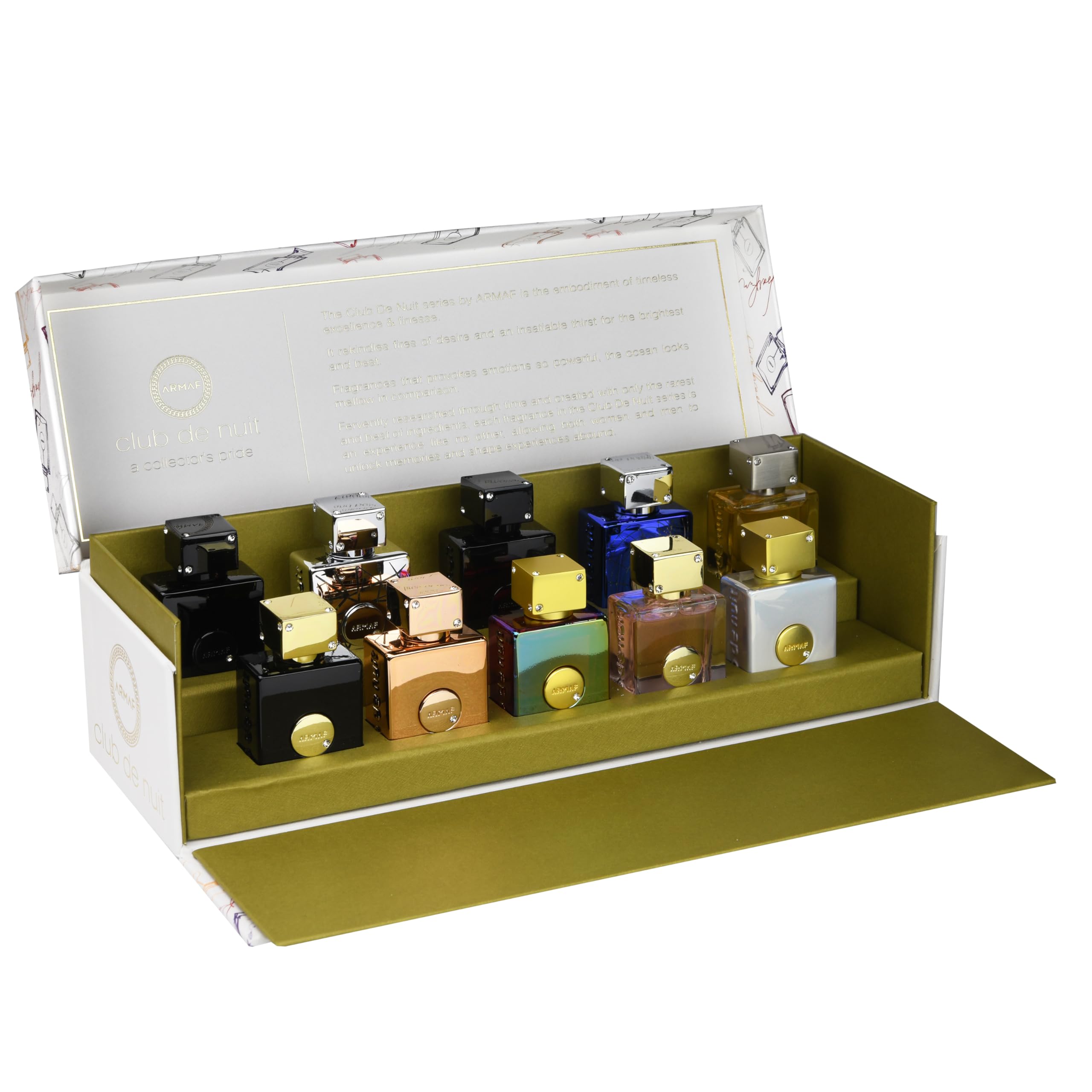 Amazon.com : Armaf Club De Nuit Parfum MINI 10 Piece 0.17 oz Each
